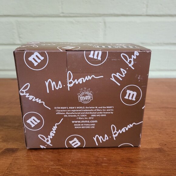 M & M's Chocolate Ms. Brown Mug Coffee Tea Pink with High Heels 2012 NEW Rare T1 - Picture 4 of 7